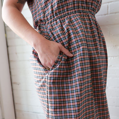 CA Everyday Dress - Berry Plaid