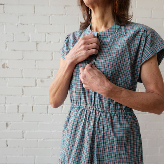CA Everyday Dress - Preppy 80's Plaid