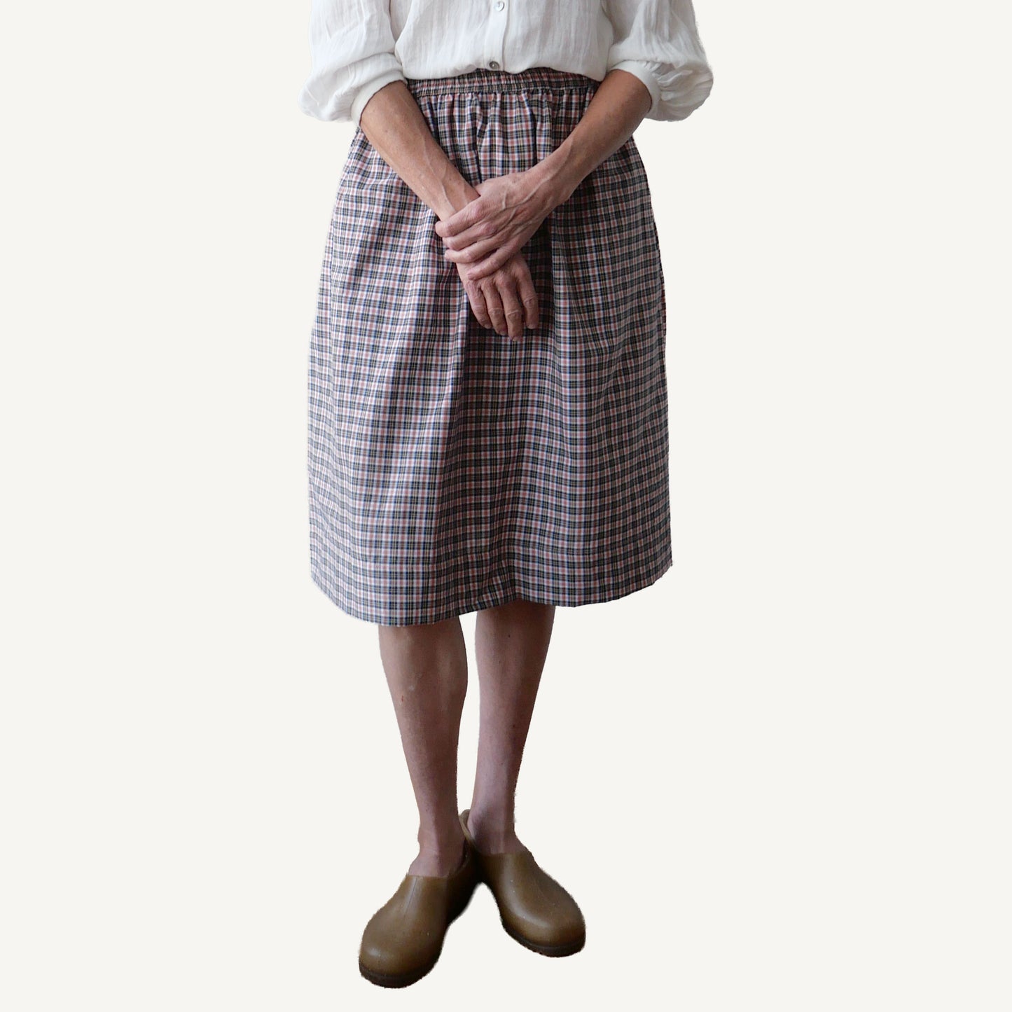 CA Everyday Skirt - Strawberry Plaid