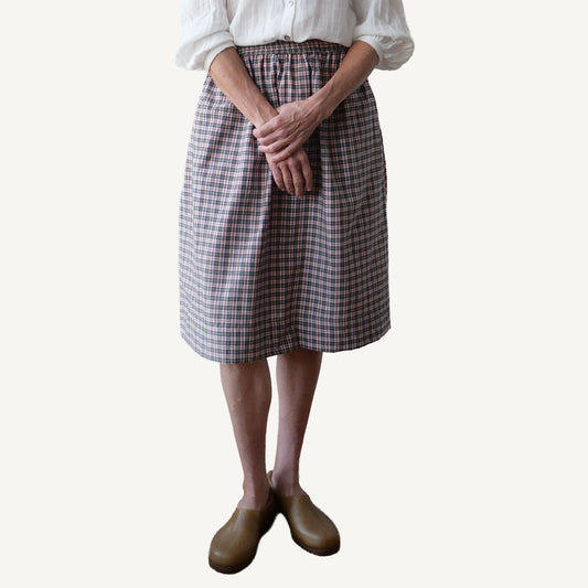 CA Everyday Skirt - Strawberry Plaid
