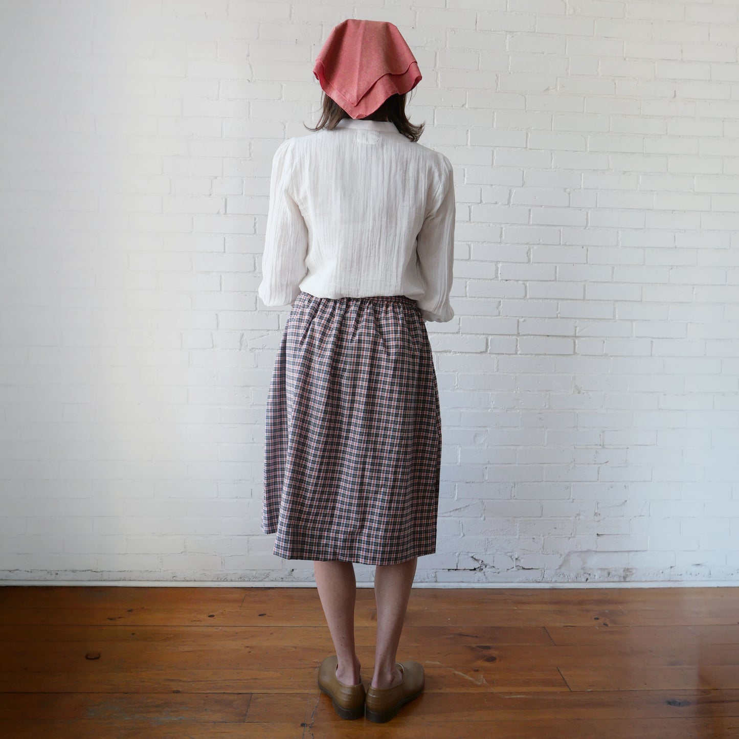 CA Everyday Skirt - Strawberry Plaid