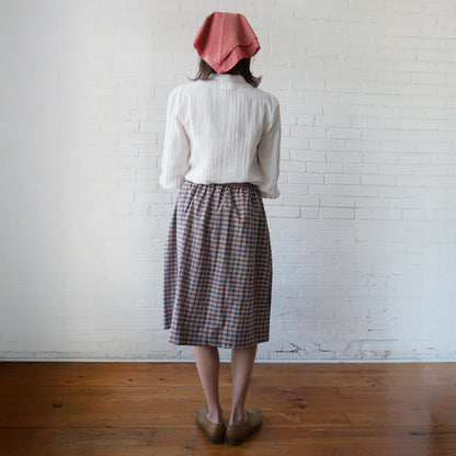 CA Everyday Skirt - Strawberry Plaid