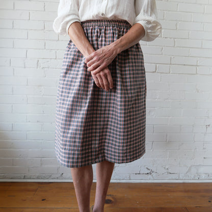 CA Everyday Skirt - Strawberry Plaid