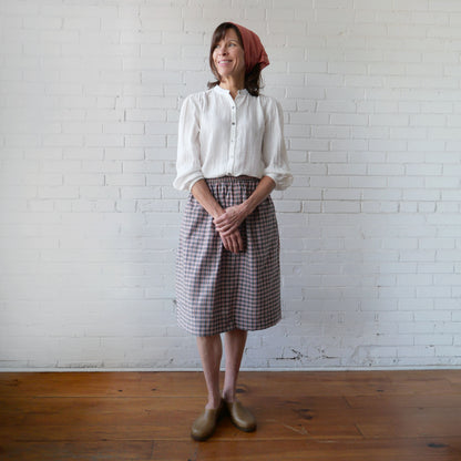 CA Everyday Skirt - Strawberry Plaid