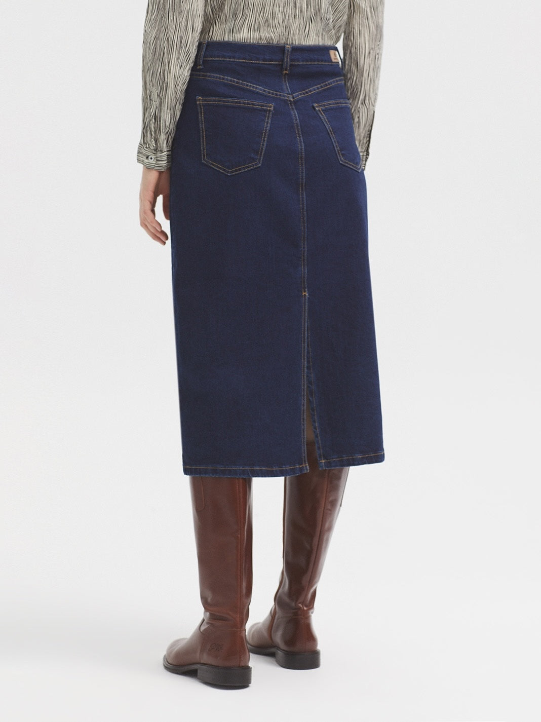 Blue Denim 5 Pocket Skirt