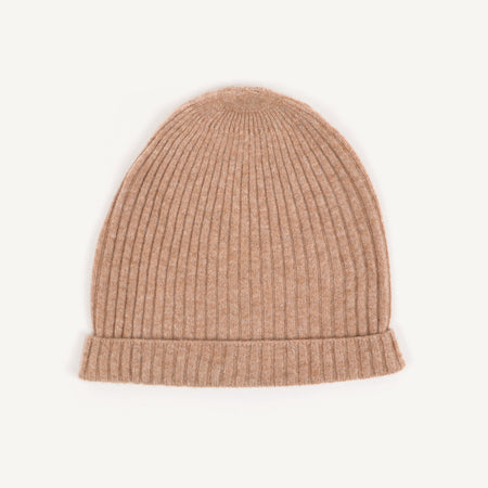 CA Cashmere Beanie - Fawn