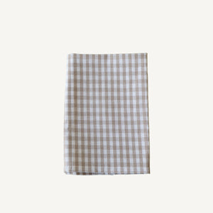 Square Plaid Napkins - Brown