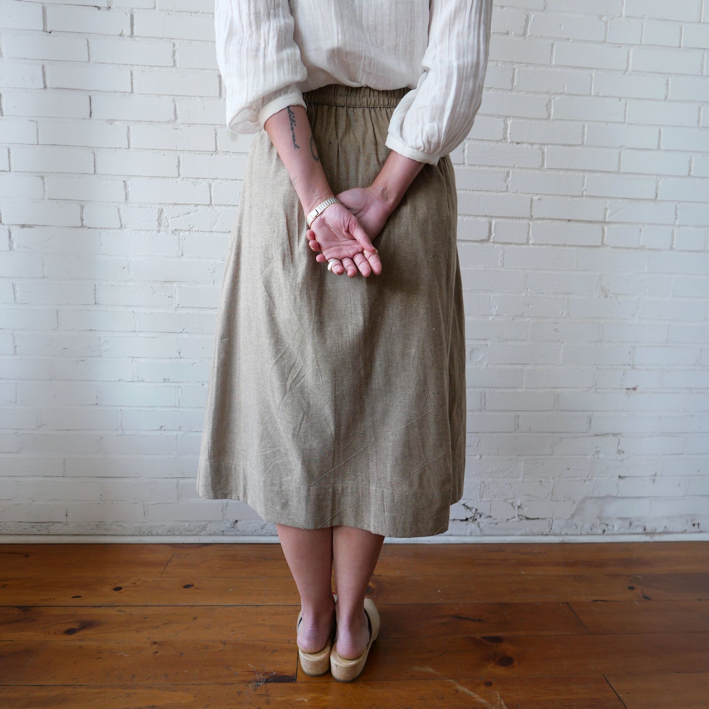 CA Grace Skirt - Brown Weave