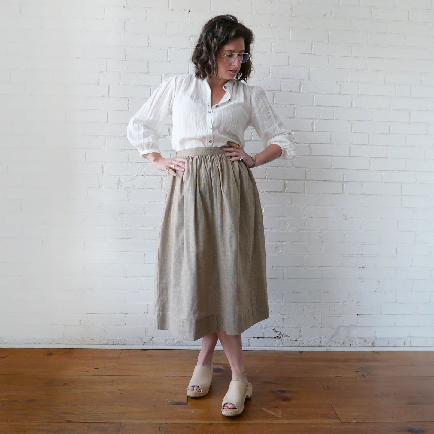 CA Grace Skirt - Brown Weave