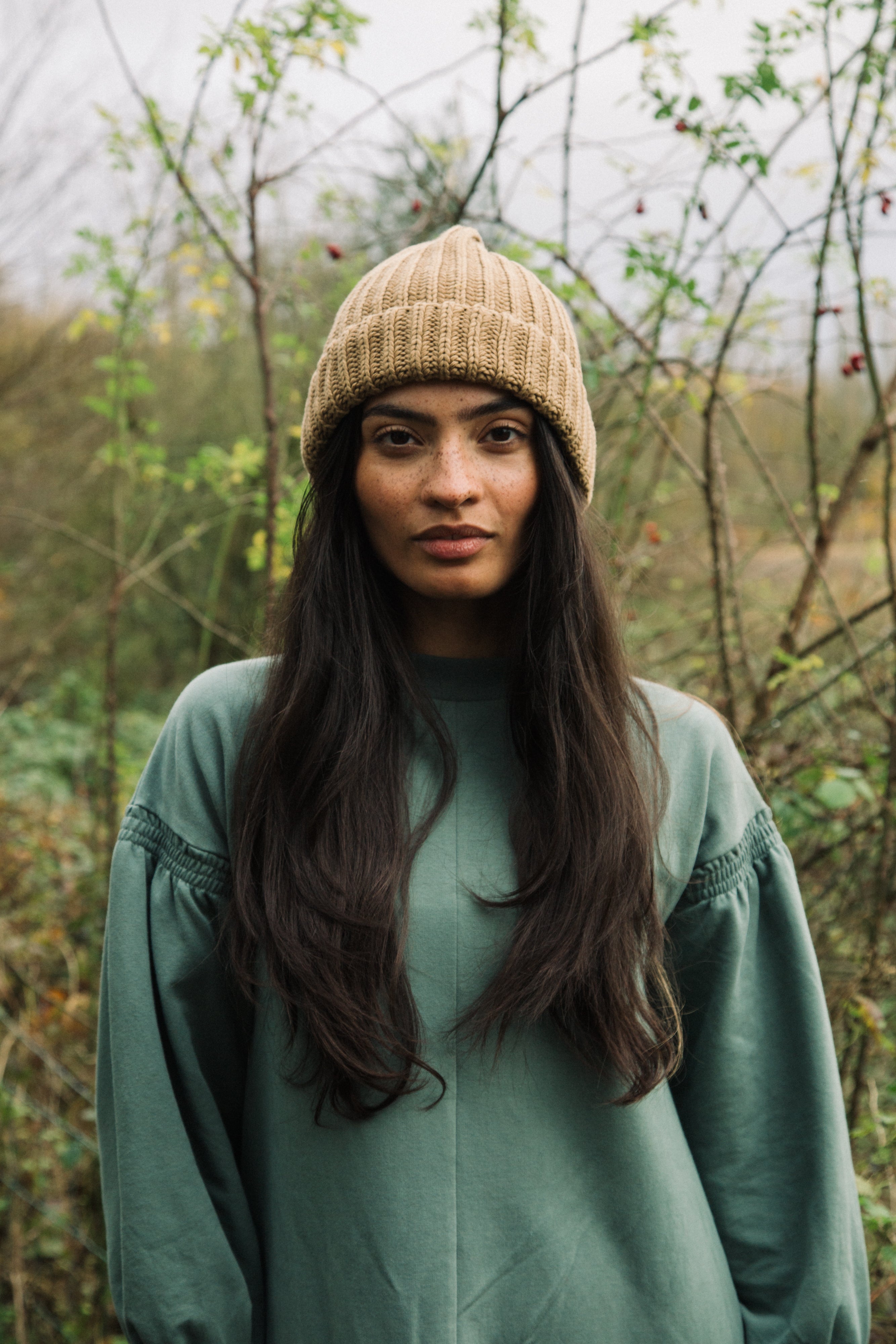 Ourlegacy KNIT HAT Rustic Merino 未使用 Our Legacy - Knit Hat Peafowl Rustic Merino