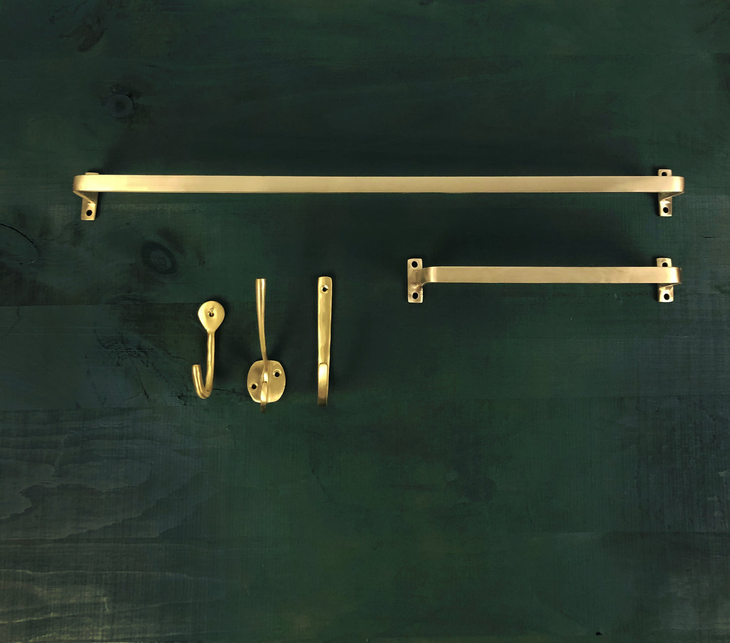 Wall Hooks - Brass & Iron