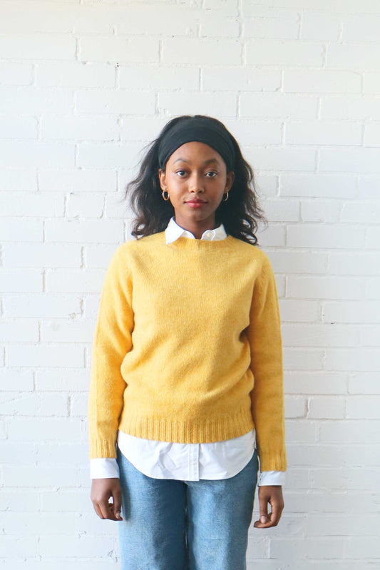 Shetland Crew Neck - Nectar