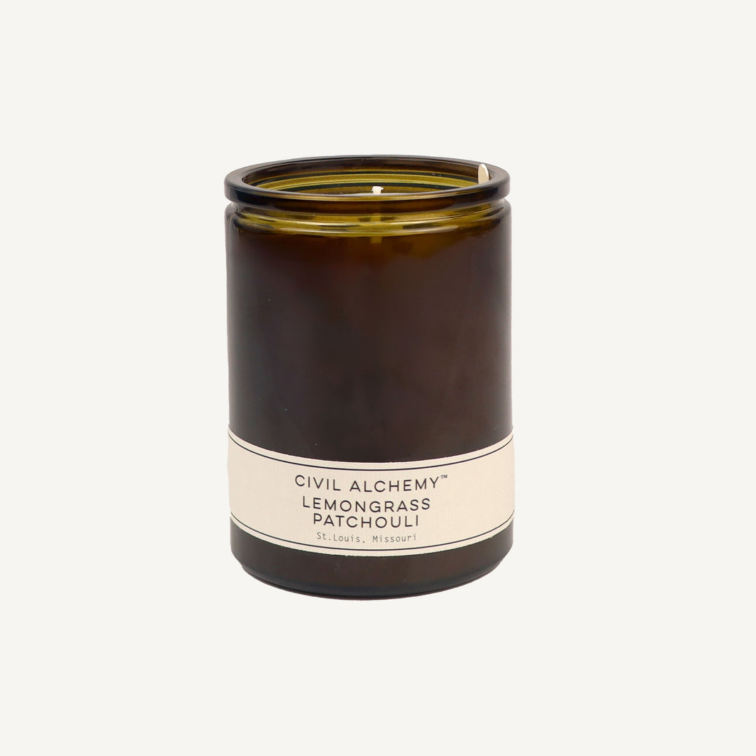 CA Hand-Poured Candle - Lemongrass Patchouli