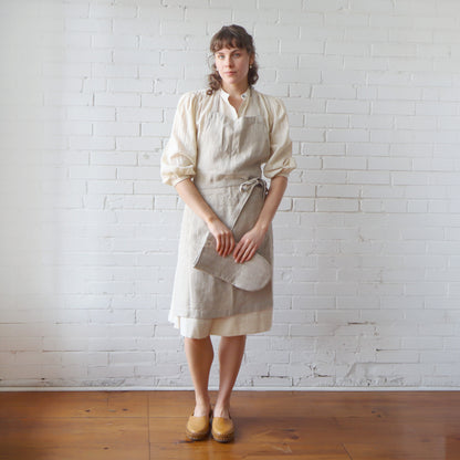 Linen Daily Apron - Natural