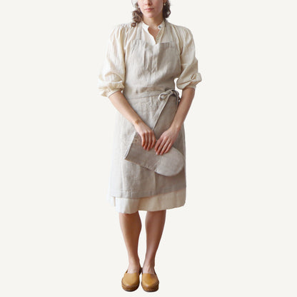 Linen Daily Apron - Natural