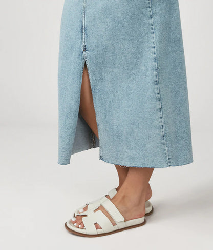 Halston Denim Skirt - Raw