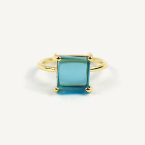 Frida Ring - London Blue Topaz