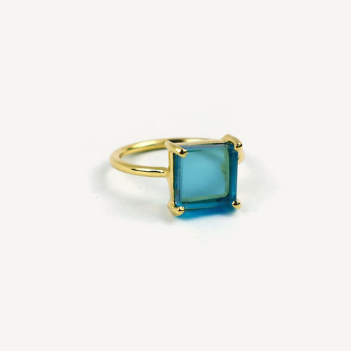 Frida Ring - London Blue Topaz