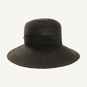 Lucie Black Sun Straw Hat