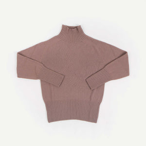Mock Neck Deep Ribs - Stonechat