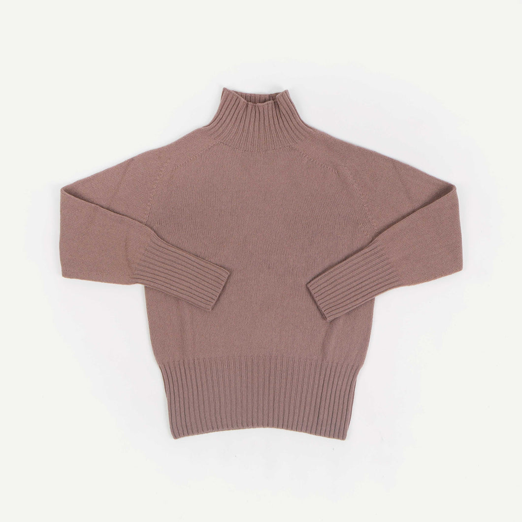 Mock Neck Deep Ribs - Stonechat