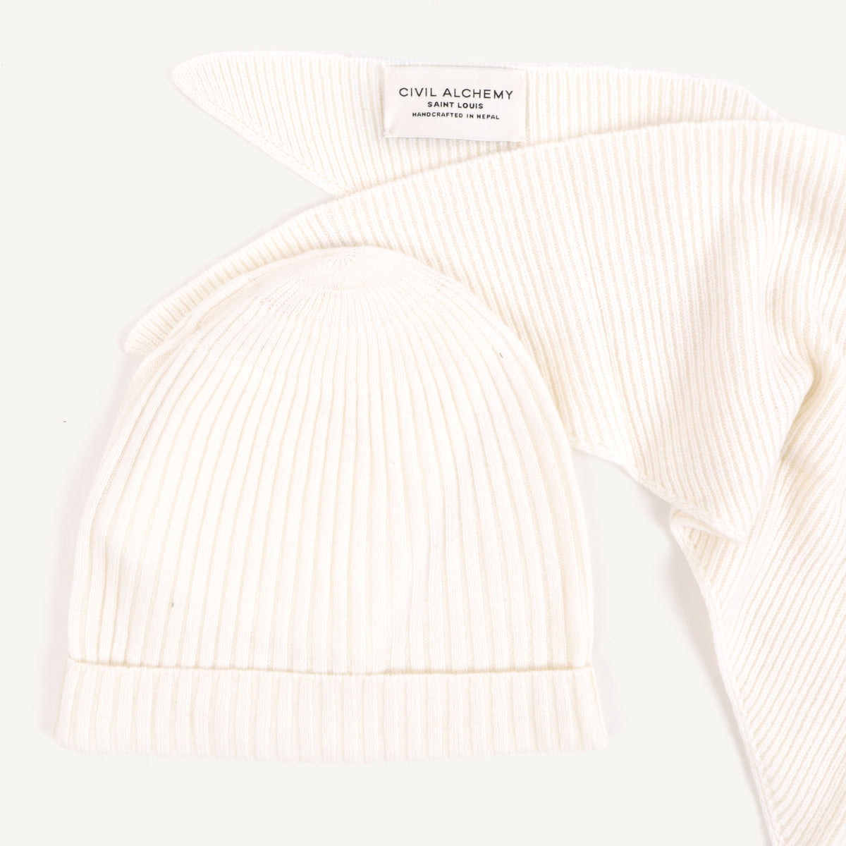 CA Cashmere Beanie - Moon