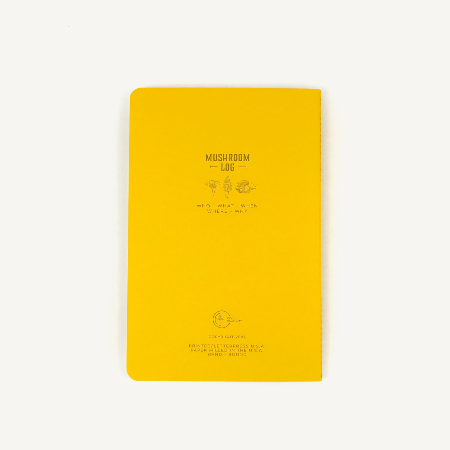 Mushroom Log - Activity Journal
