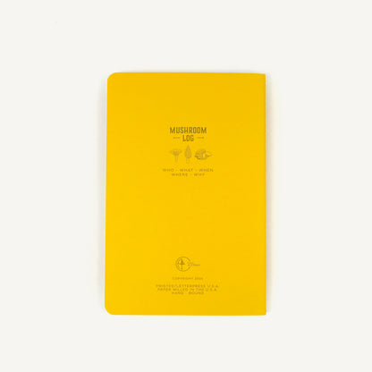 Mushroom Log - Activity Journal