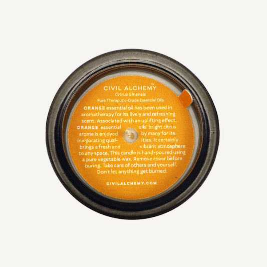 CA Pure Essential Oil Candle - Orange