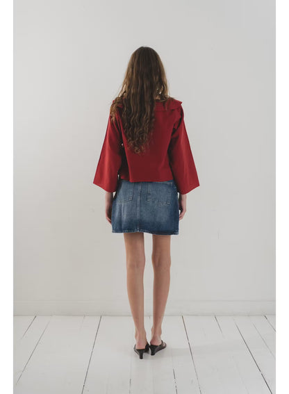Delilah Blouse - Pomegranate
