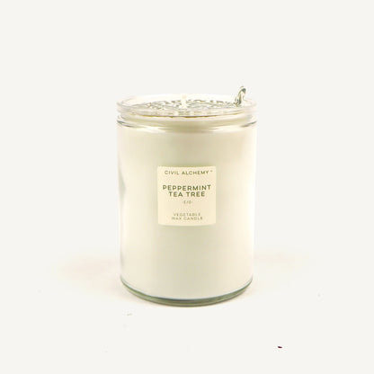 CA Hand-Poured Candle - Peppermint Tea Tree