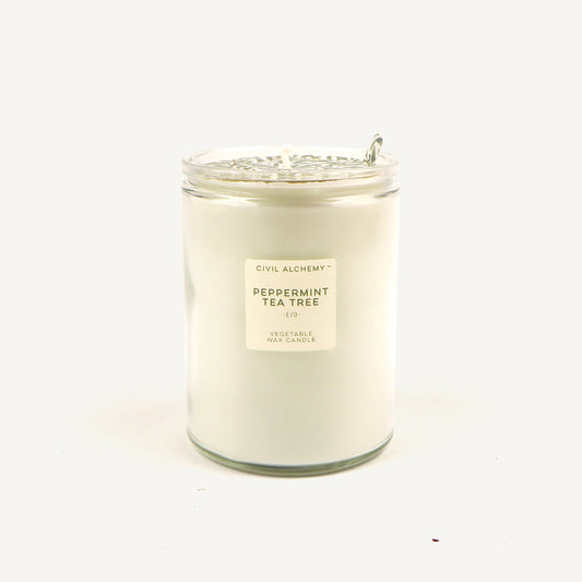 CA Hand-Poured Candle - Peppermint Tea Tree