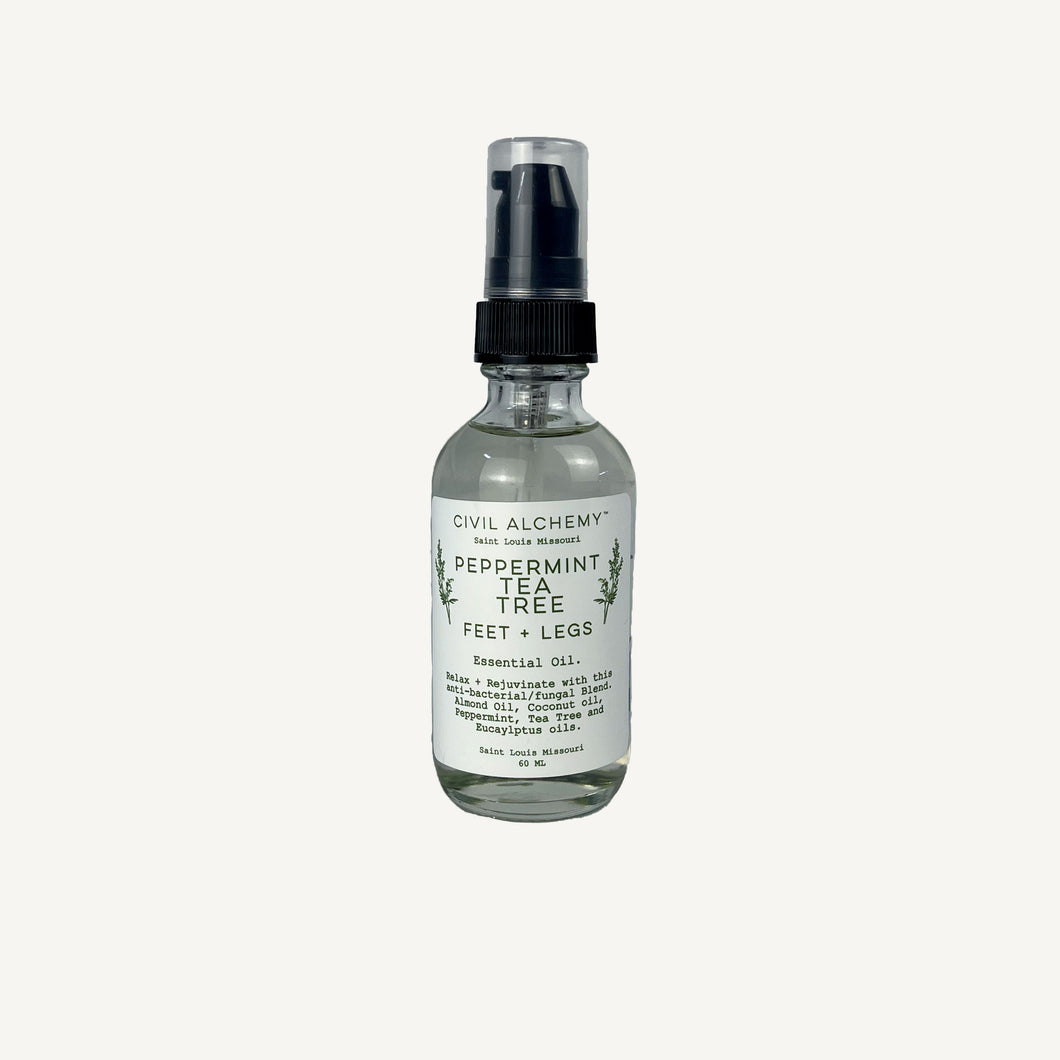 CA Peppermint Tea Tree Feet + Body Oil