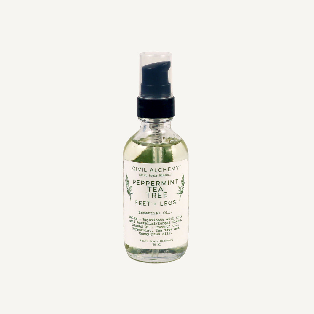 CA Peppermint Tea Tree Feet + Body Oil