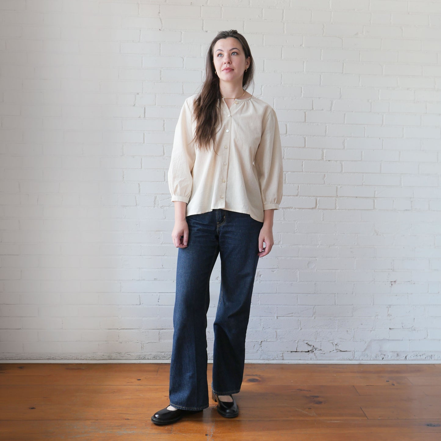CA Poet Shirt - Linen Sand