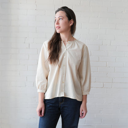 CA Poet Shirt - Linen Sand