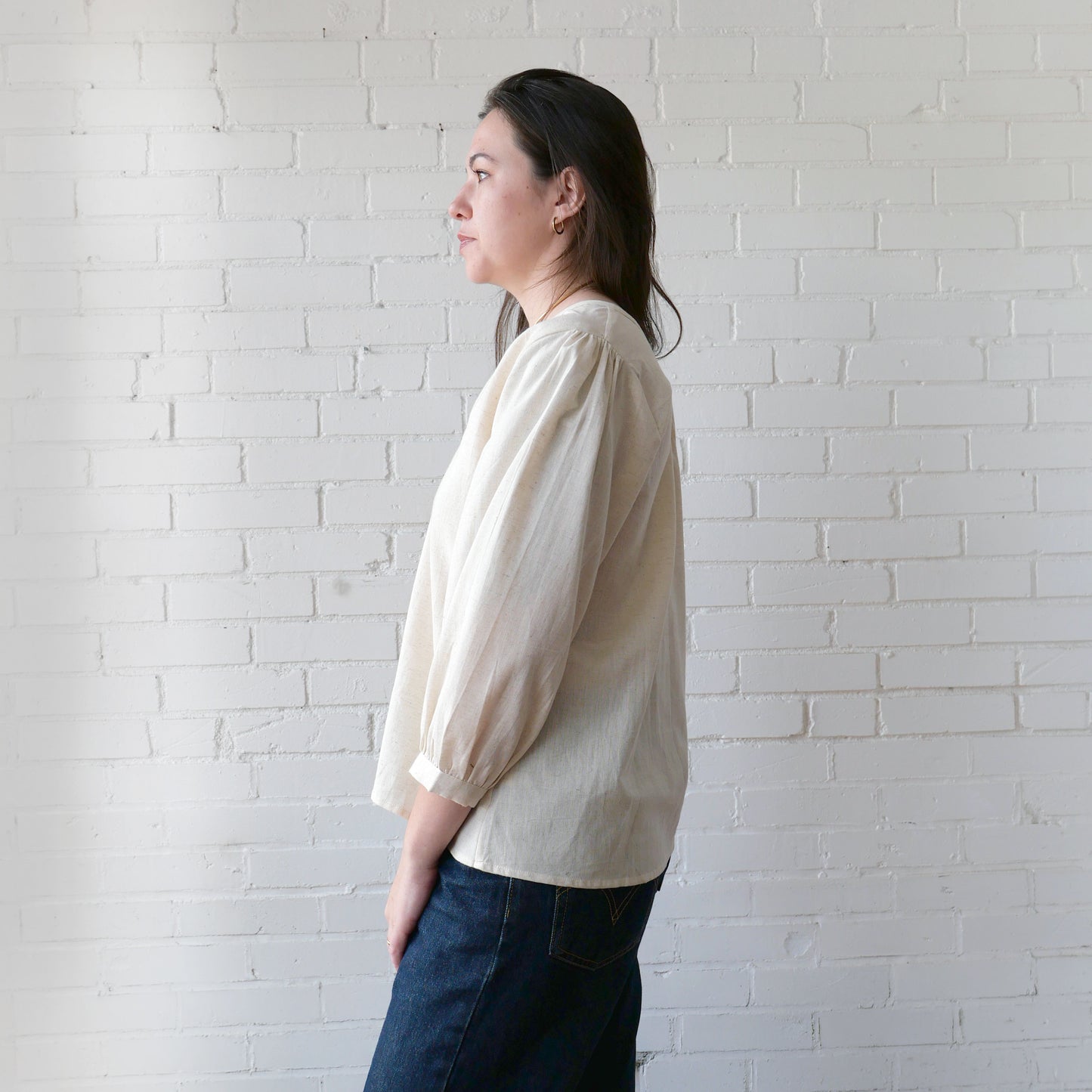 CA Poet Shirt - Linen Sand