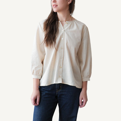CA Poet Shirt - Linen Sand