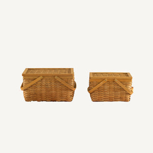 Woodchip Picnic Storage Basket