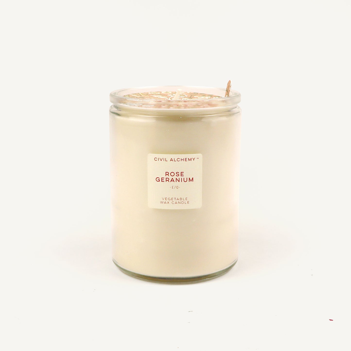 CA Hand-Poured Candle - Rose Geranium