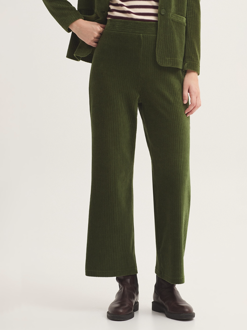 Micro Cord Pants - Green