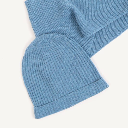 CA Cashmere Beanie - Seaway