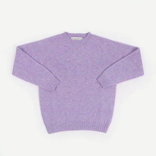 Shetland Crew Neck - Heliotrope