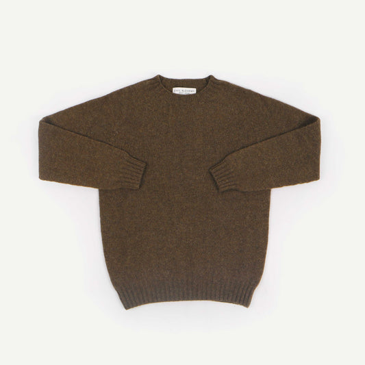 Shetland Crew Neck - Moorland