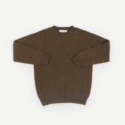 Shetland Crew Neck - Moorland