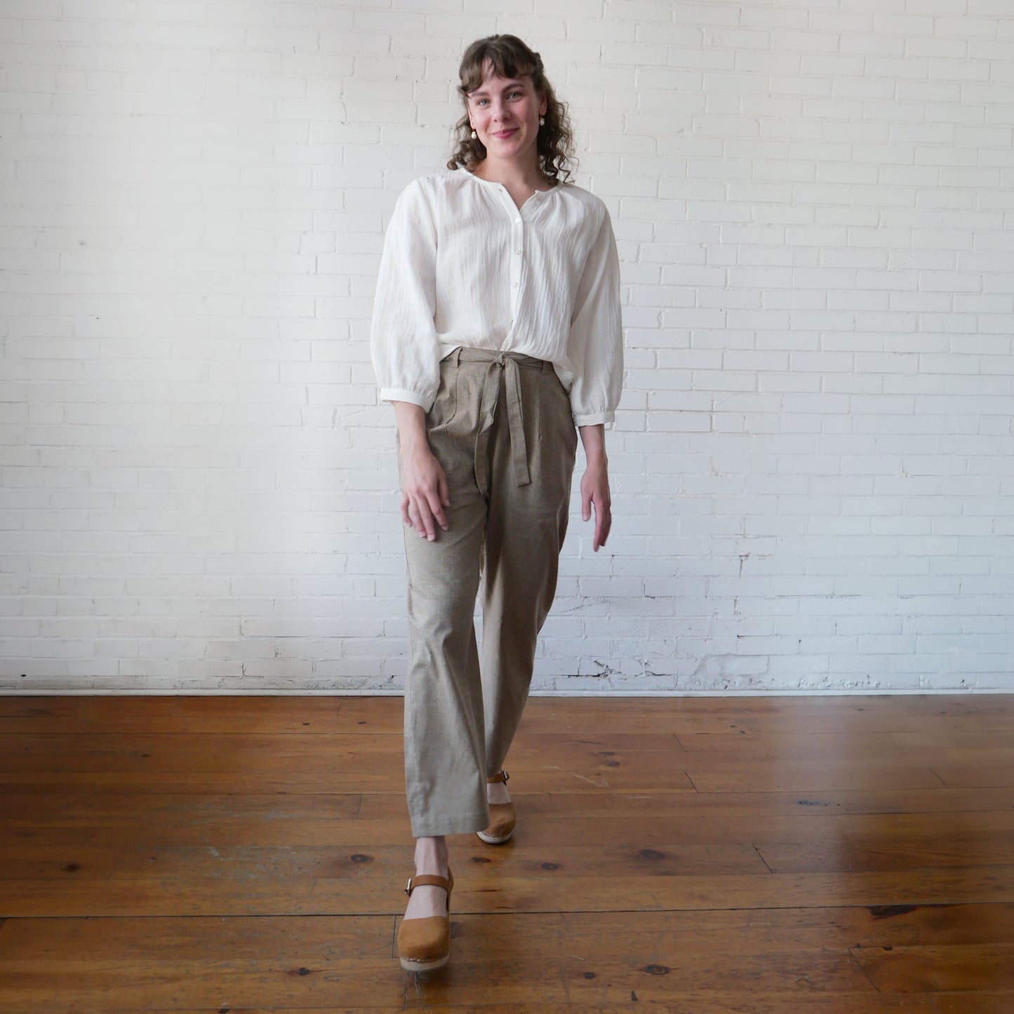 CA The Pant - Brown Weave