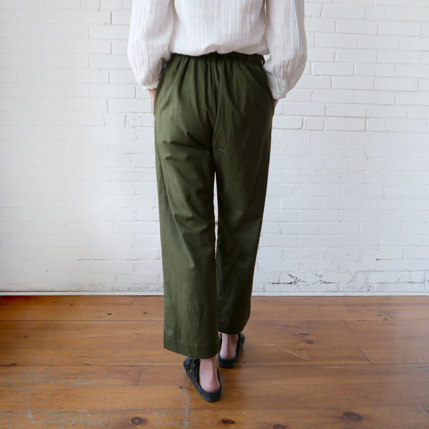 CA The Pant - Linen Olive