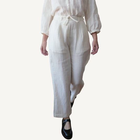 CA The Pant - White Gauze