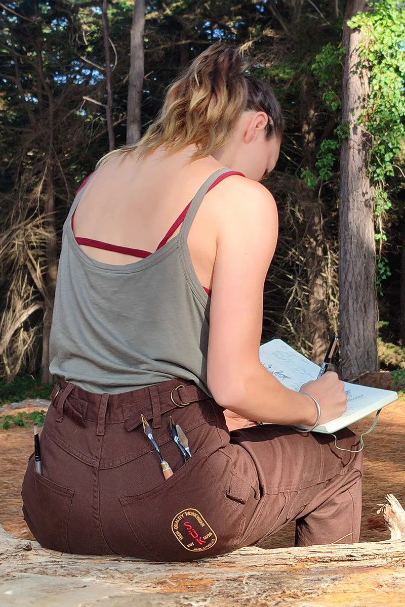 2 Way Work Pants - Umber