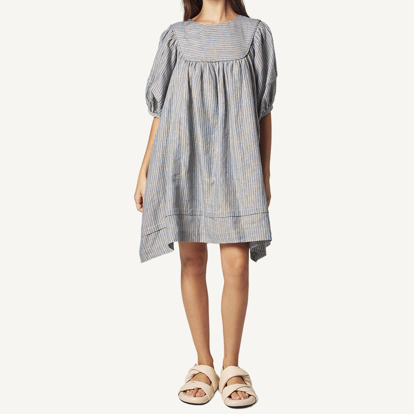 Yoke Stripe Dress